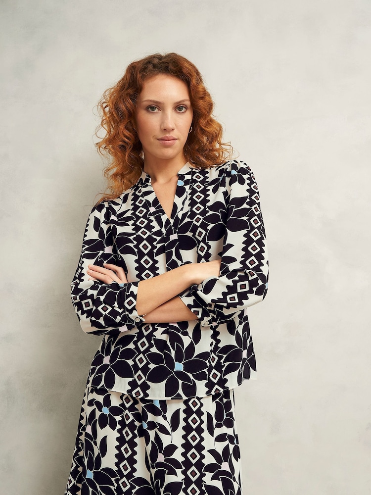Hobbs Blue Jilly Blouse - Image 1 of 4