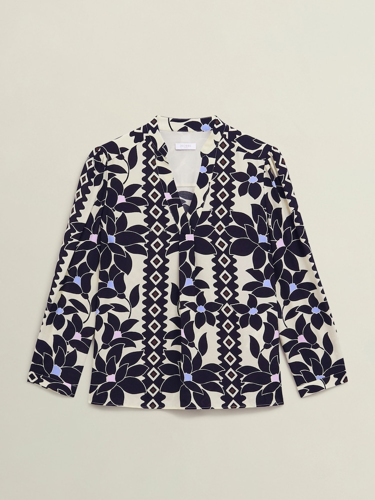 Hobbs Blue Jilly Blouse - Image 4 of 4