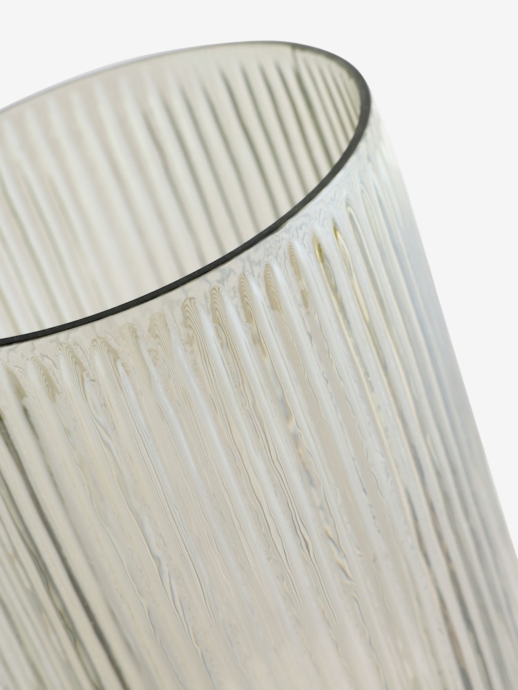 Hurricane kaarshouder met geribbeld glas - Afbeelding 5 van 5