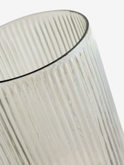 Candelabro de vidrio acanalado para huracán - Imagen 6 de 6