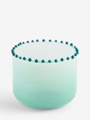 Multi Glass Bobble Rim Candle Holder - Image 1 of 4