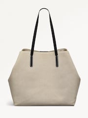 Radley London Large Brown Dukes Place Canvas Open Top Bag - Imagem 3 de 7