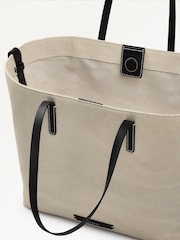 Radley London Large Brown Dukes Place Canvas Open Top Bag - Imagem 4 de 7