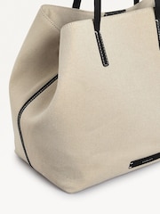 Radley London Large Brown Dukes Place Canvas Open Top Bag - Imagem 5 de 7