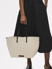 Radley London Large Brown Dukes Place Canvas Open Top Bag - Imagem 6 de 7