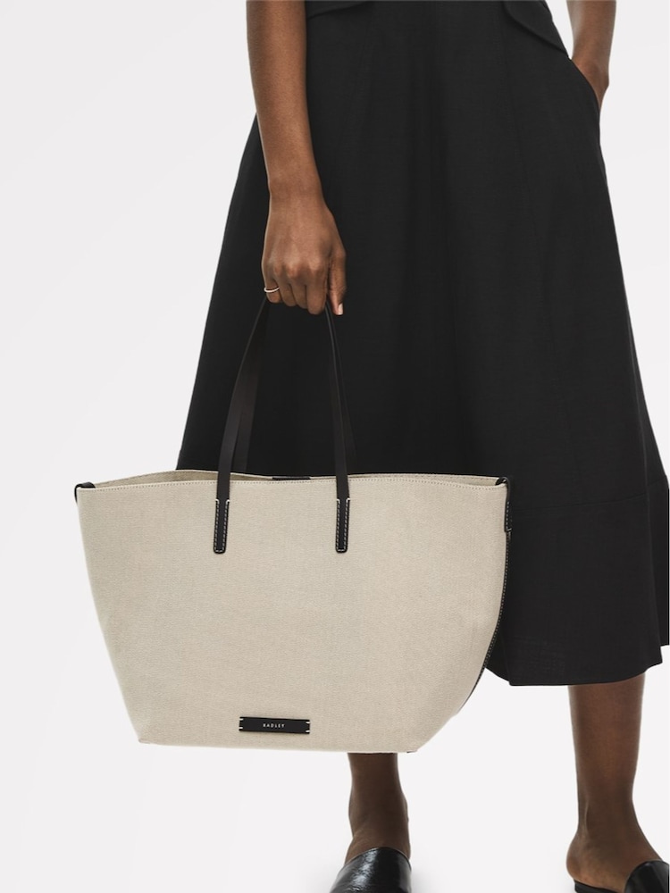 Radley Large Dukes Place Canvas Open Top Bag - Image 5 of 5 Radley Large Dukes Place Canvas Open Top Bag - Image 5 of 5