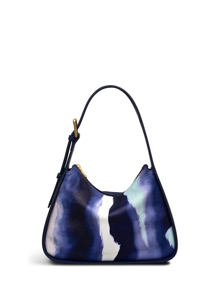 Radley London Small Blue Westwell Lane Stripe Zip-Top Grab Bag - Image 1 of 5