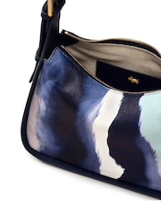 Radley London Small Blue Westwell Lane Stripe Zip-Top Grab Bag - Image 4 of 5