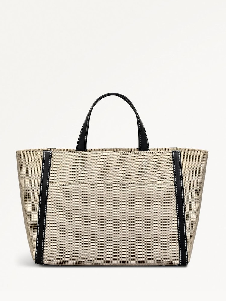 Radley London Medium Oak Street Canvas Zip-Top Grab Brown Bag - Bild 2 von 6