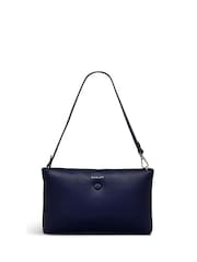Radley London Large Blue Mallow Street Zip-Top Wristlet Purses - Image 1 of 4