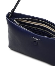 Radley London Large Blue Mallow Street Zip-Top Wristlet Purses - Image 3 of 4