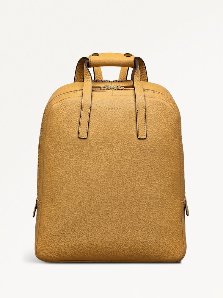 Radley London Medium Dukes Place Zip Around Brown Backpack - Imagem 1 de 5