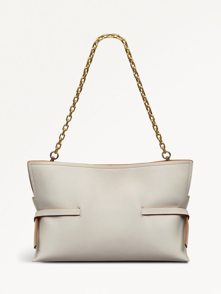 Radley Medium Natural Fleet Street Open Top Clutch Bag - Image 1 of 2 Radley Medium Natural Fleet Street Open Top Clutch Bag - Image 1 of 2