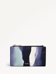 Radley London Medium Blue Coin Street Stripe Zip Top Purse - Image 1 of 4