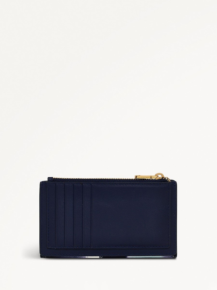 Radley London Medium Blue Coin Street Stripe Zip Top Purse - Image 2 of 4