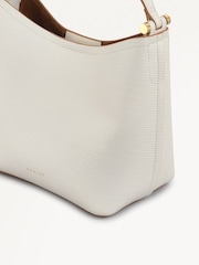 Radley London Bathurst Small Natural Mews Faux Lizard Open Top Grab Bag - Image 4 of 6