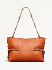 Radley London Medium Orange Fleet Street Open Top Clutch Bag - Bild 1 von 7