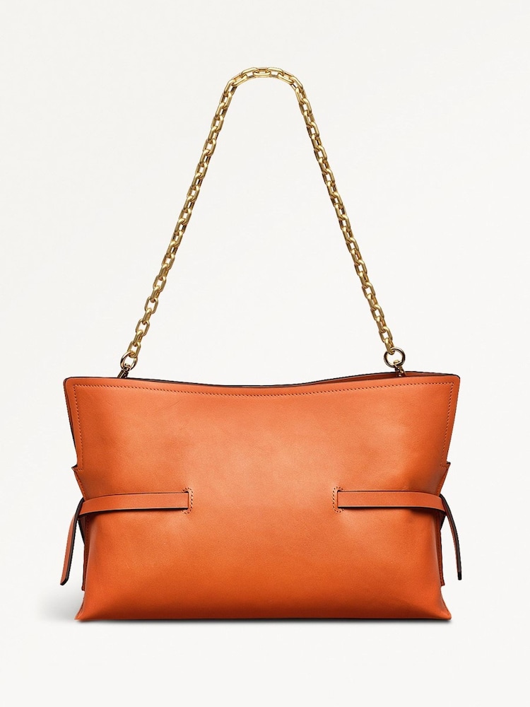 Radley London Medium Orange Fleet Street Open Top Clutch Bag - Bild 2 von 7