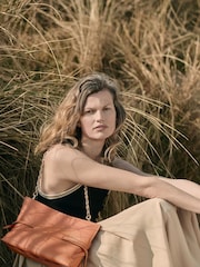 Radley London Medium Orange Fleet Street Open Top Clutch Bag - Bild 6 von 7