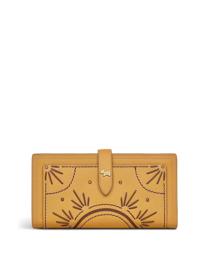 Radley London Large Willis Street Craft Bifold Matinee Brown Purse - Image 1 of 3
