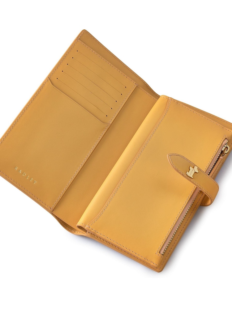 Radley Large Willis Street Craft Bifold Matinee Brown Purse - Image 3 of 3 Radley Large Willis Street Craft Bifold Matinee Brown Purse - Image 3 of 3