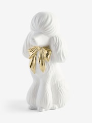 White Poodle Ceramic Ornament - Image 3 of 3