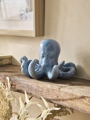 Blue Ceramic Octopus Ornament - Image 1 of 3