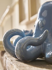 Blue Ceramic Octopus Ornament - Image 2 of 3