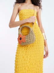 River Island Raffia Flower Shoulder Bag - Imagem 5 de 5
