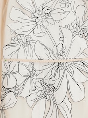 River Island Pink Petite Floral Print Appliqué Dress - Image 6 of 6