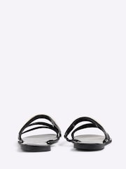 River Island Black Metal Trim Strappy Sandals - Image 5 of 6