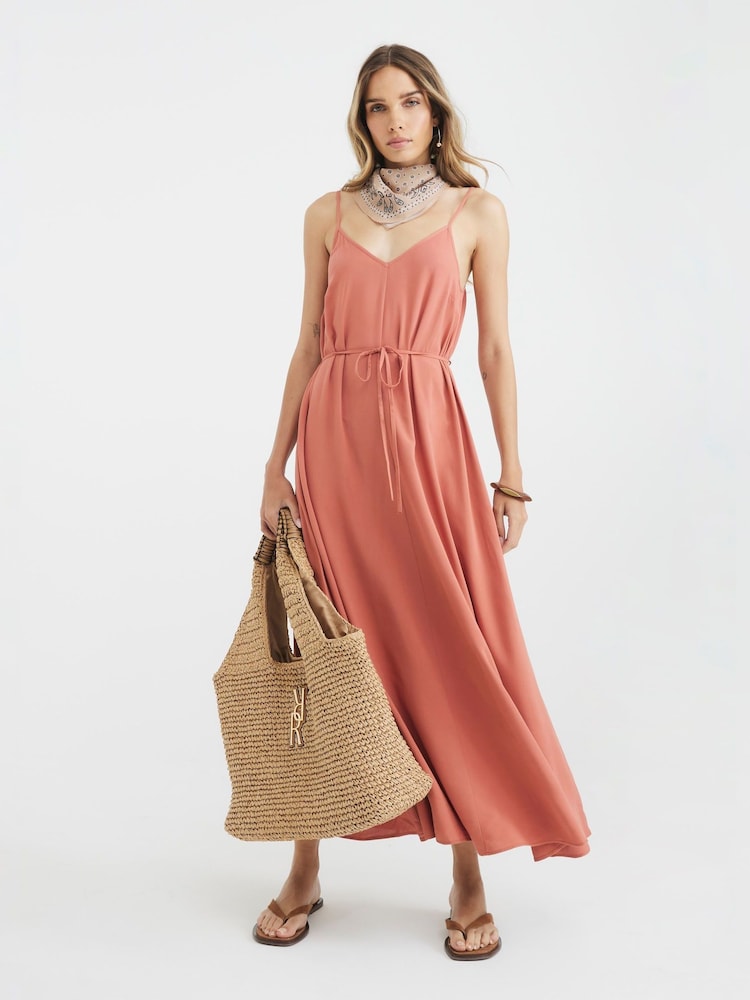 River Island Orange Zebra Print Trapeze Dress - Image 1 of 4 River Island Orange Zebra Print Trapeze Dress - Image 1 of 4