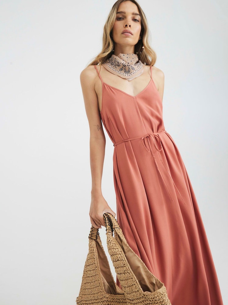 River Island Orange Zebra Print Trapeze Dress - Image 4 of 4 River Island Orange Zebra Print Trapeze Dress - Image 4 of 4