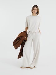 River Island Cream Premium Boxy T-Shirt - Image 2 of 4