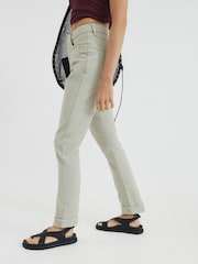 River Island Grey Mom Ecru Sculpted Jeans - Image 2 of 4