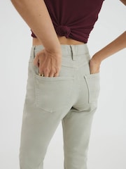 River Island Grey Mom Ecru Sculpted Jeans - Image 4 of 4