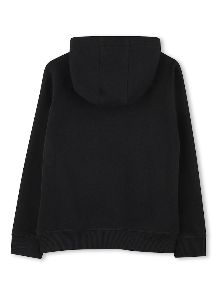HUGO Black Logo Hoodie - Image 2 of 3