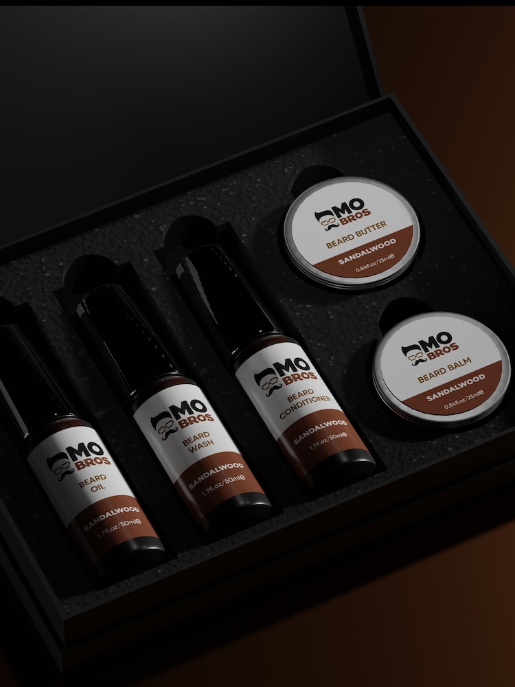Mo Bros Sadalwood 4 Step Beard Care Kit - Image 2 of 4
