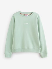 HUGO Green Logo Sweatshirt - Image 1 of 1
