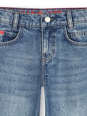 HUGO Blue Straight Leg Denim Jeans - Image 3 of 3