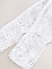 White Thong Microfibre and Lace Knickers 2 Pack - Image 7 of 8