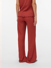 Mamalicious Red Maternity Co-Ord Jersey Flared Trousers - Image 3 of 4
