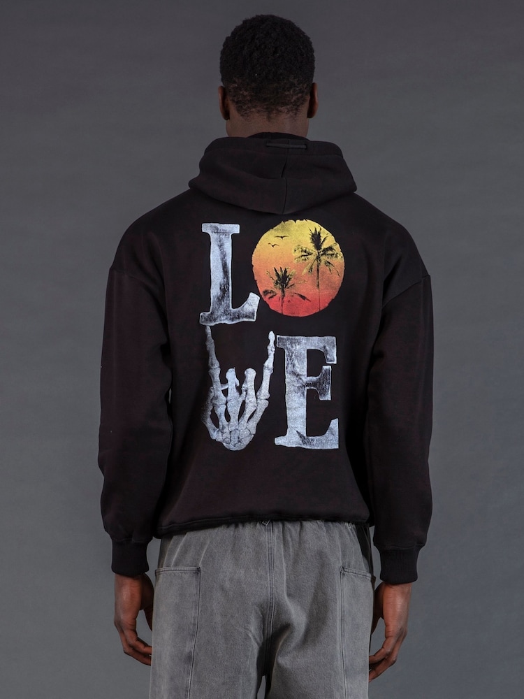 Religion Black Love 100% Cotton Hoodie - Image 1 of 3