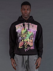 Religion Black Football 100% Cotton Hoodie - Image 1 of 3