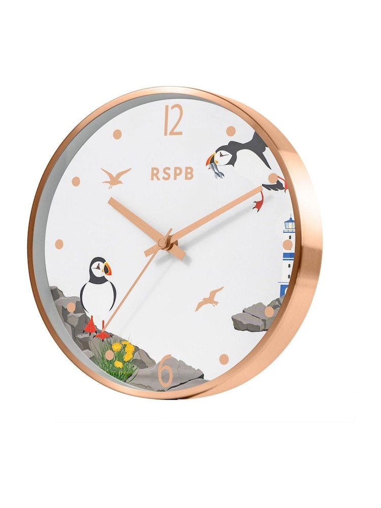 Tikkers Gold Puffin Wall Clock - Image 2 of 2