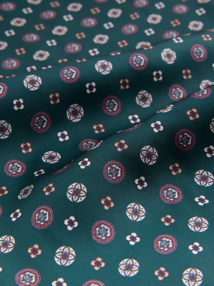 Verde - Fular estampado - Imagen 3 de 3