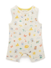Purebaby Natural Resort Onesie - Image 2 of 5