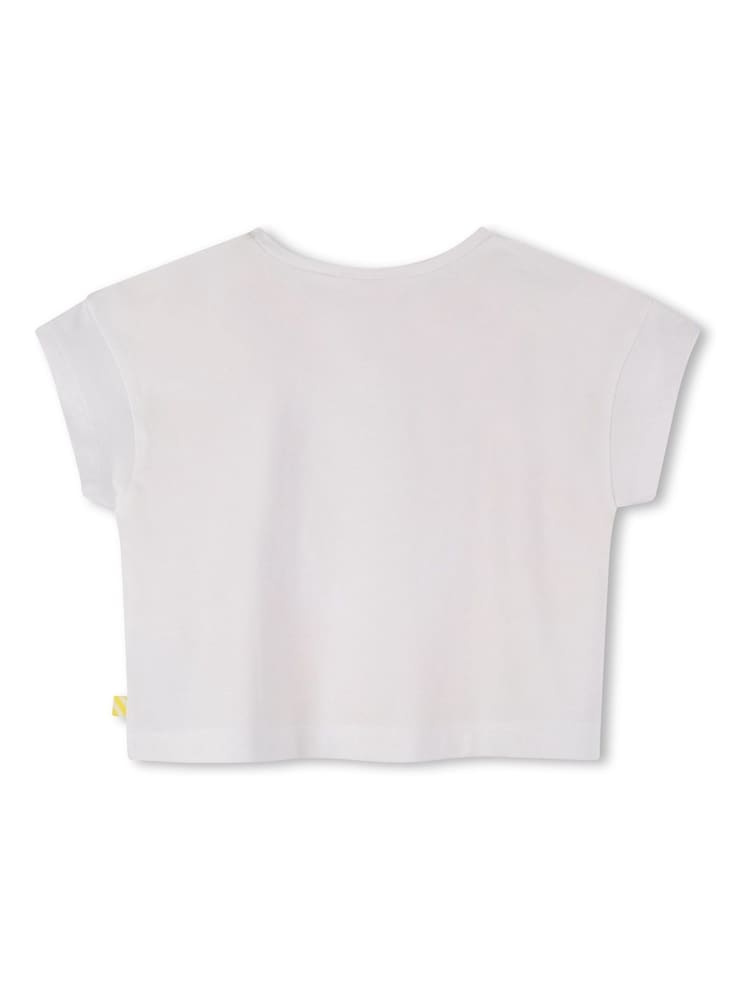 Billieblush Logo Short Sleeve White T-Shirt - Image 2 of 3