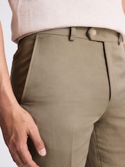 MOSS Green Tailored Sage Trousers - Image 3 of 3
