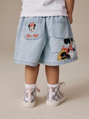 Disney Minnie Mouse Denim Pull On Denim Shorts (3mths-10yrs) - Image 3 of 7